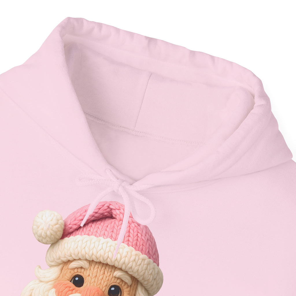 Suloinen pinkki Joulupukki huppari