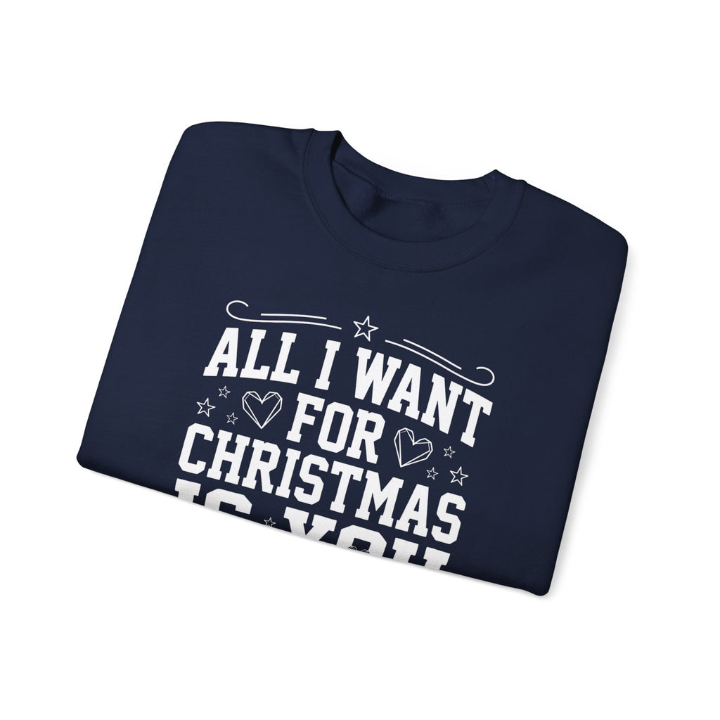 All I Want For Christmas Is You – tyylikäs ja miehekäs collegepaita 🎄🔥