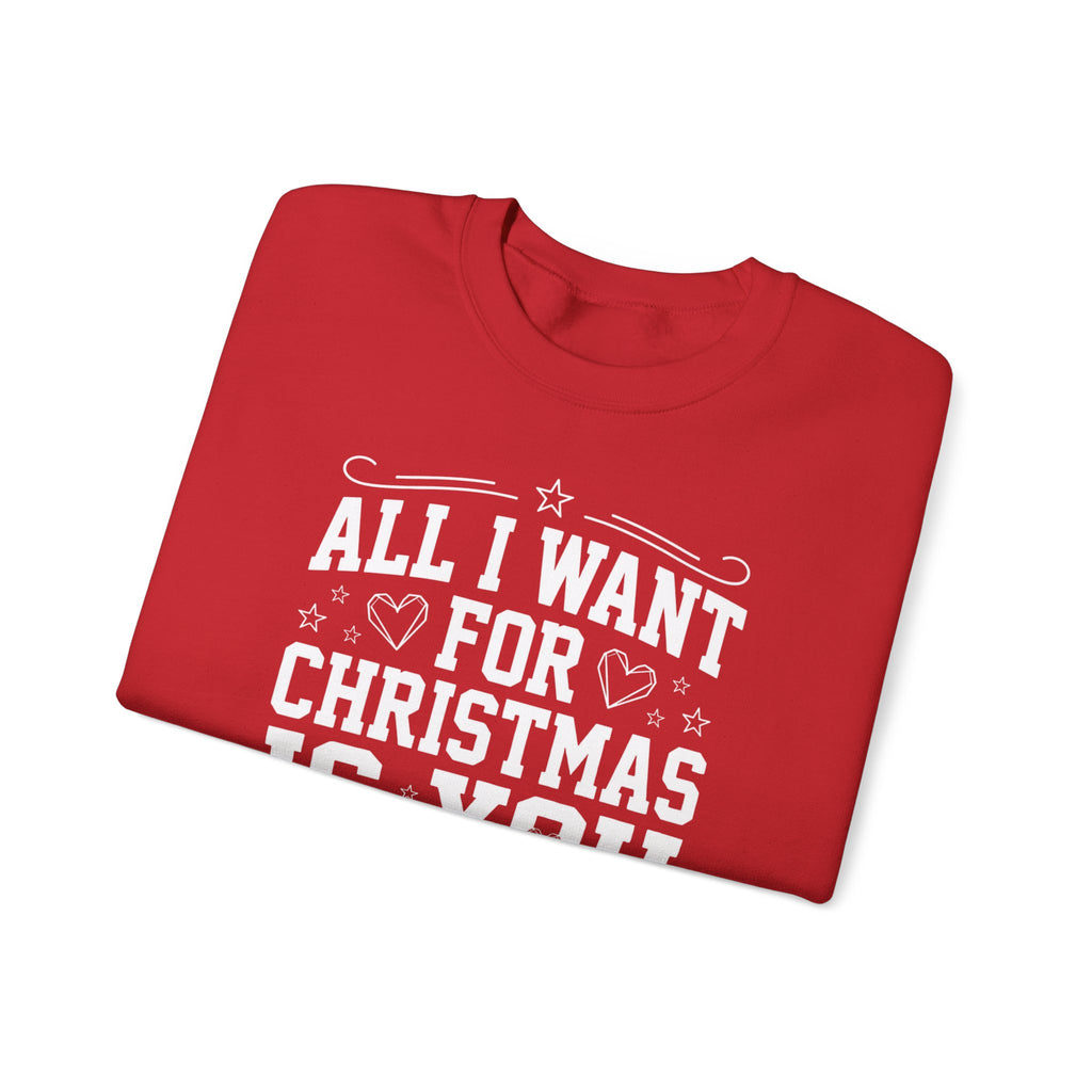All I Want For Christmas Is You – tyylikäs ja miehekäs collegepaita 🎄🔥