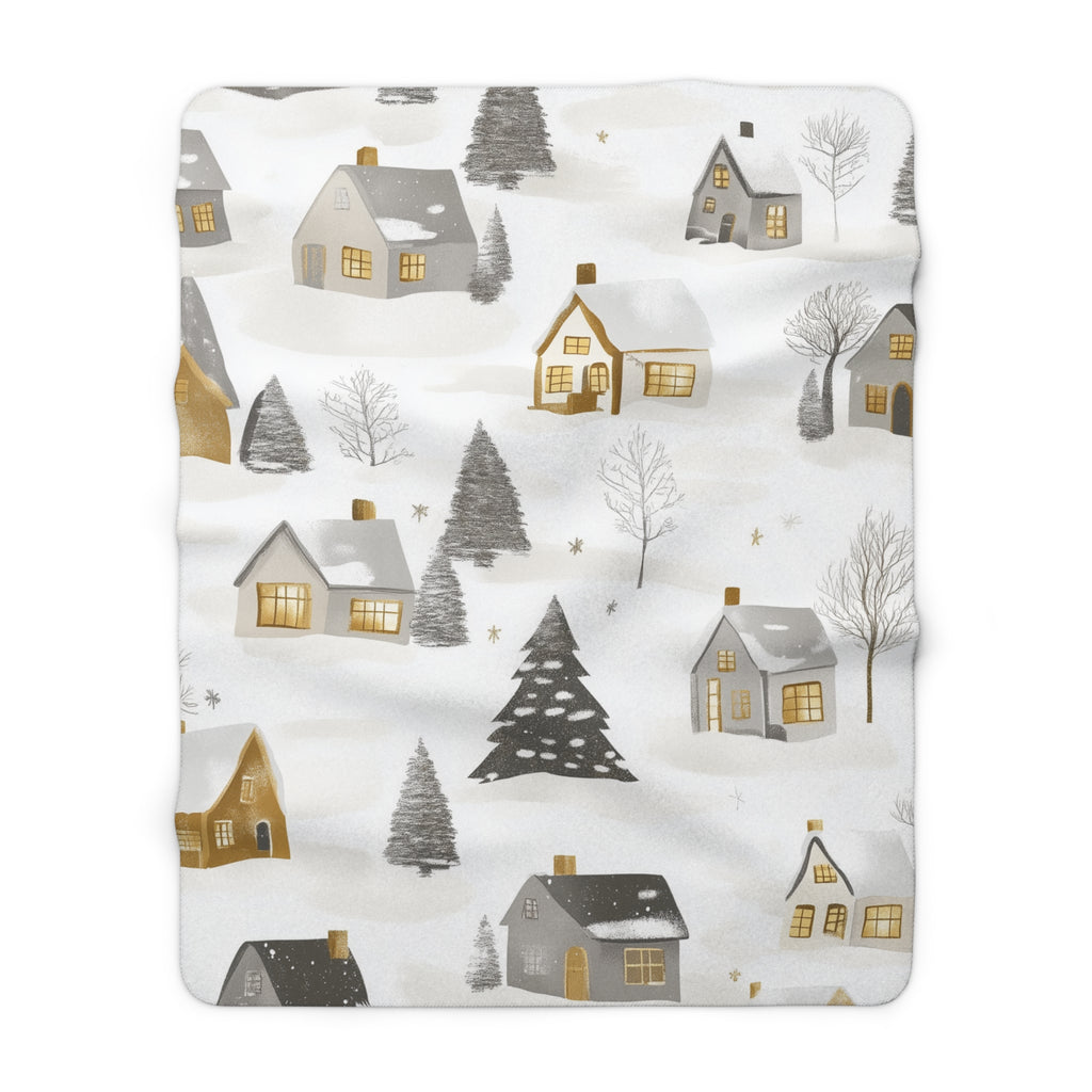 Kaunis Joulumaisema – Sherpa-fleecepeitto