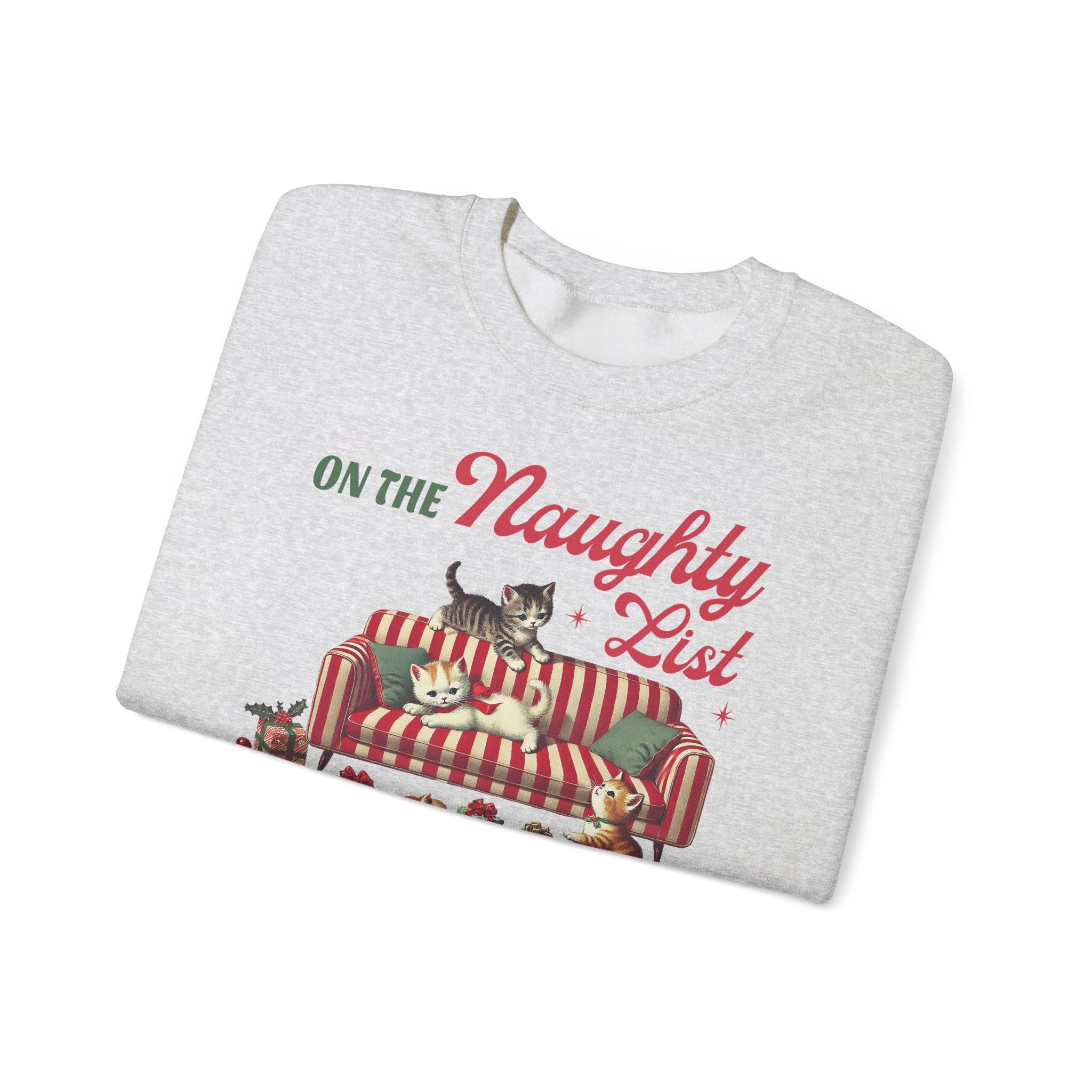 Jouluinen college paita kissojen ystävälle