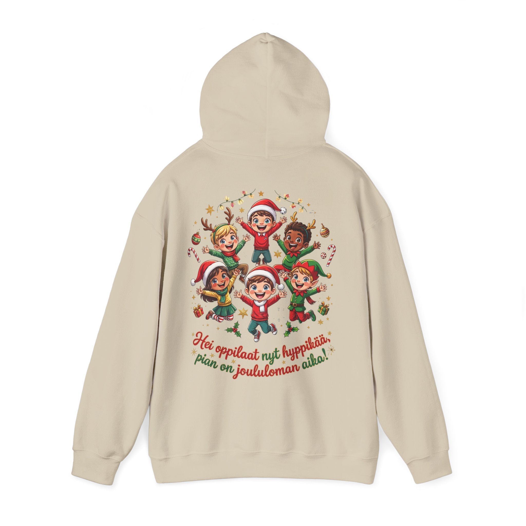 Opettajan Iloinen Joulupaita – “Hei oppilaat nyt hyppikää!"🎅