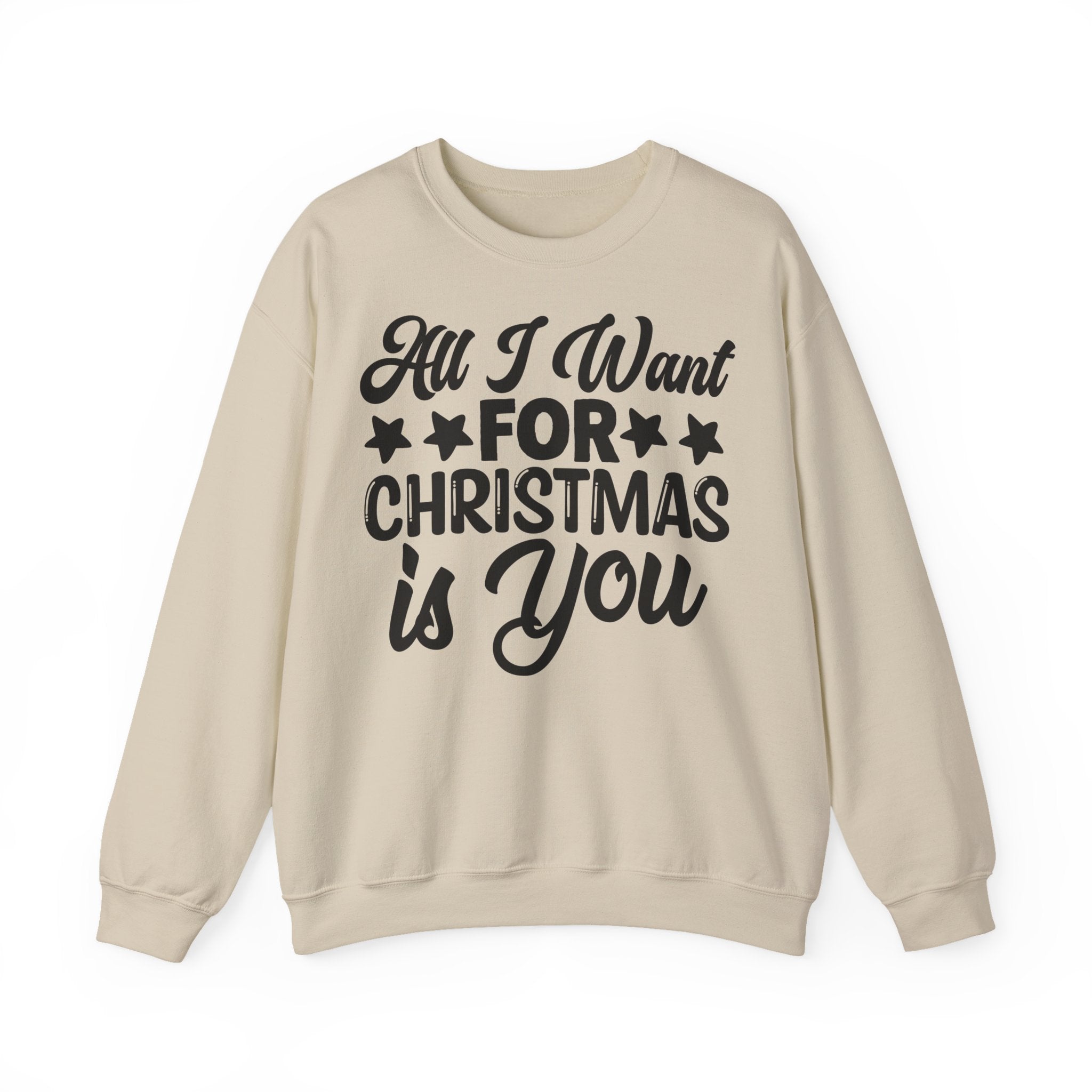 All I Want For Christmas Is You – romanttinen & jouluinen collegepaita ❤️🎄