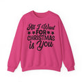 All I Want For Christmas Is You – romanttinen & jouluinen collegepaita ❤️🎄
