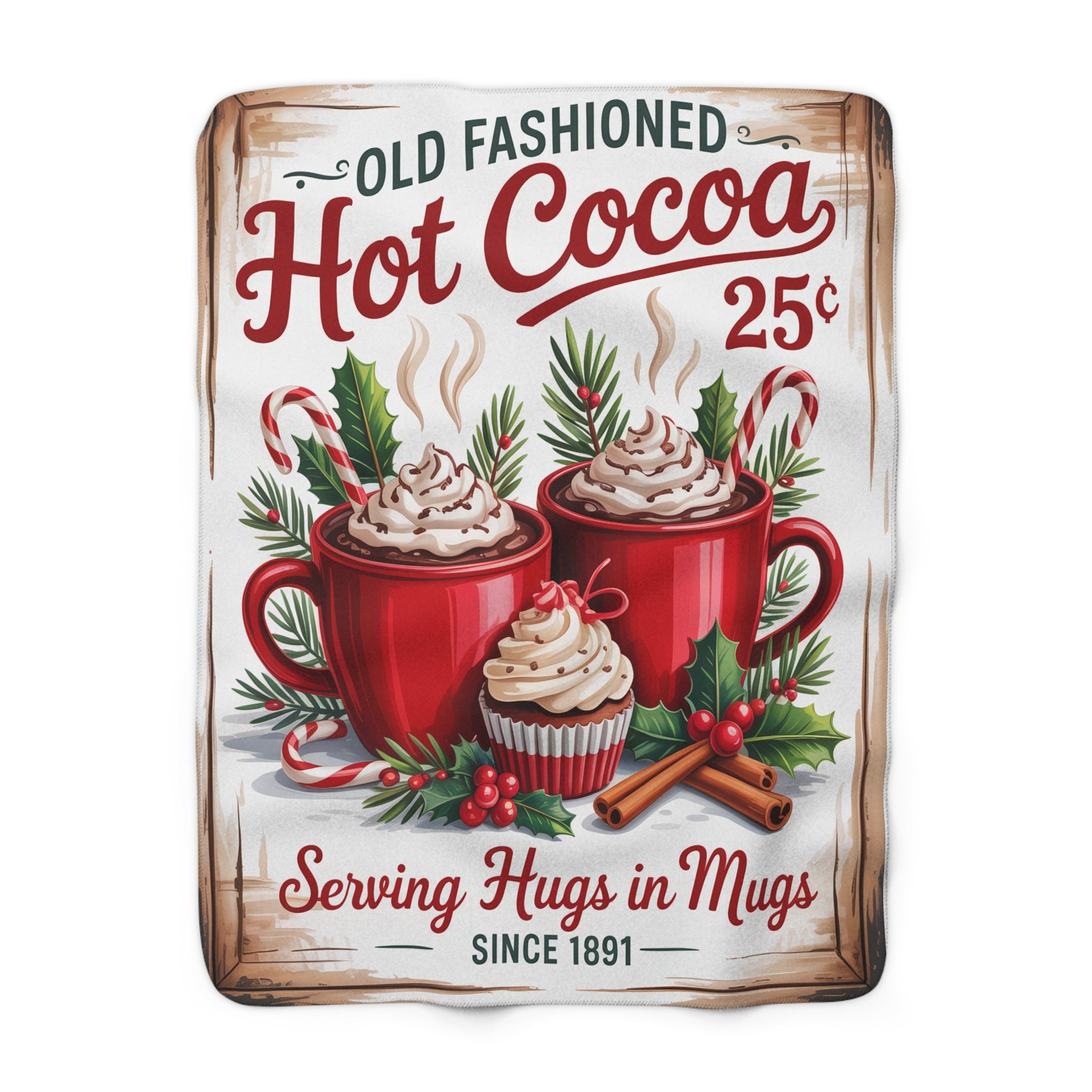 Old Fashioned Hot Cocoa – Sherpa-fleecepeitto (3 kokoa)