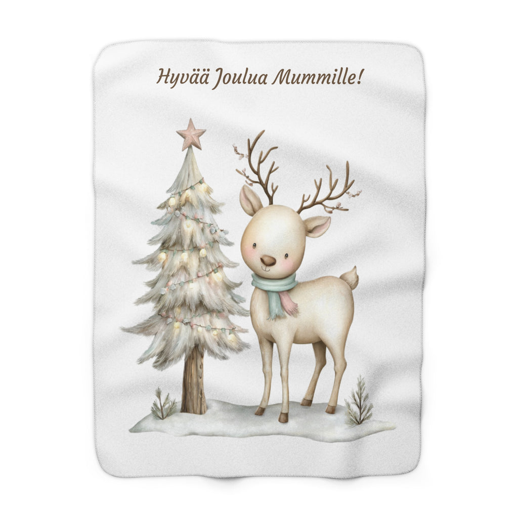 Joululahja Mummille – Sherpa-fleecepeitto