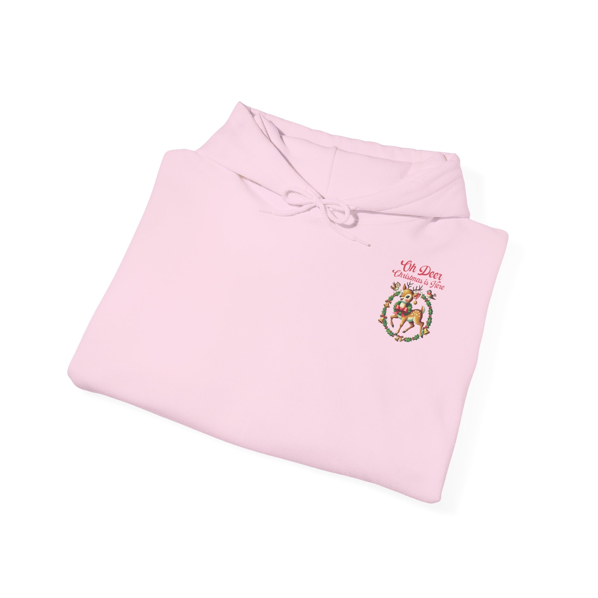 Jouluinen huppari isolla selkäprintillä