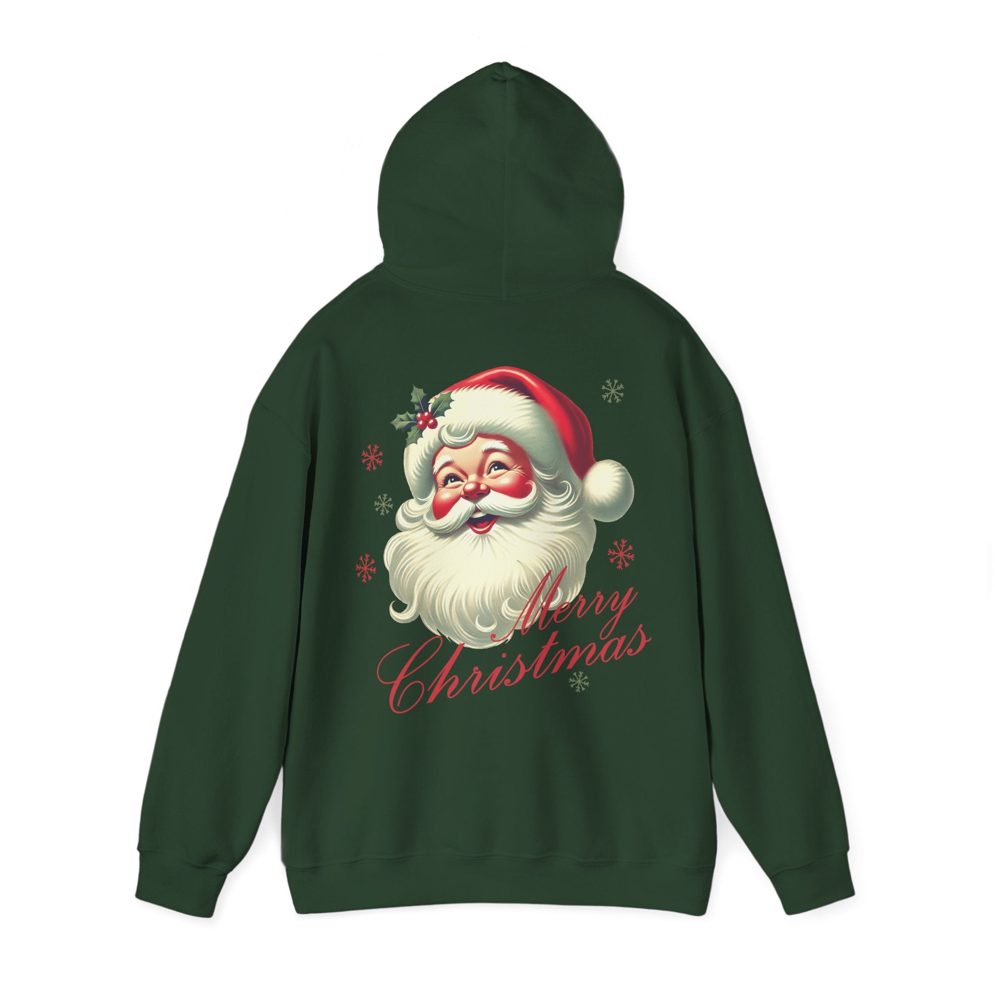 Jouluinen huppari isolla selkäprintillä