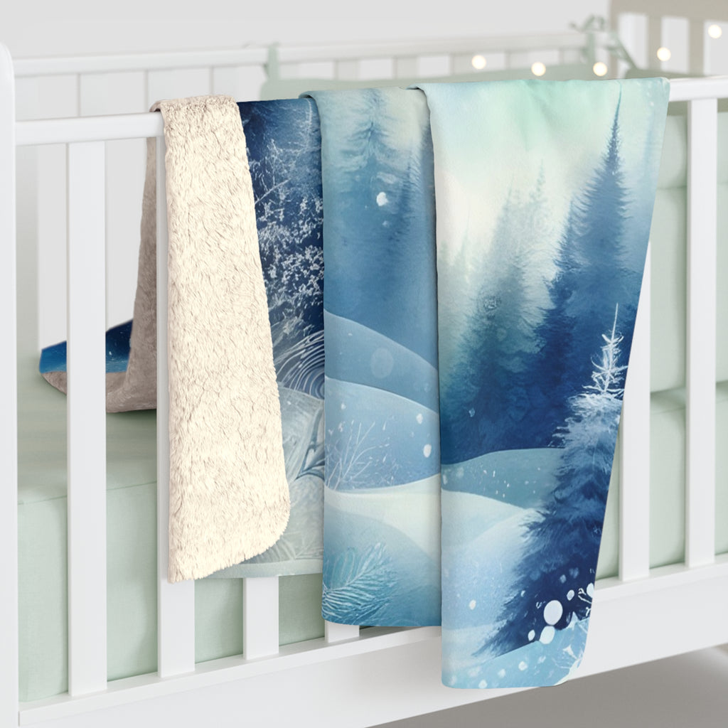 Sininen hetki – Sherpa-fleecepeitto, kolme kokoa