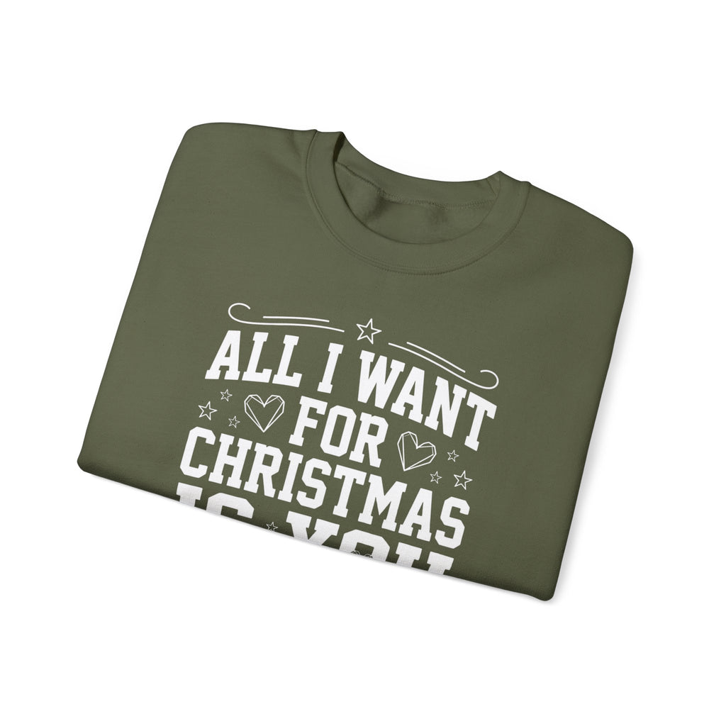 All I Want For Christmas Is You – tyylikäs ja miehekäs collegepaita 🎄🔥