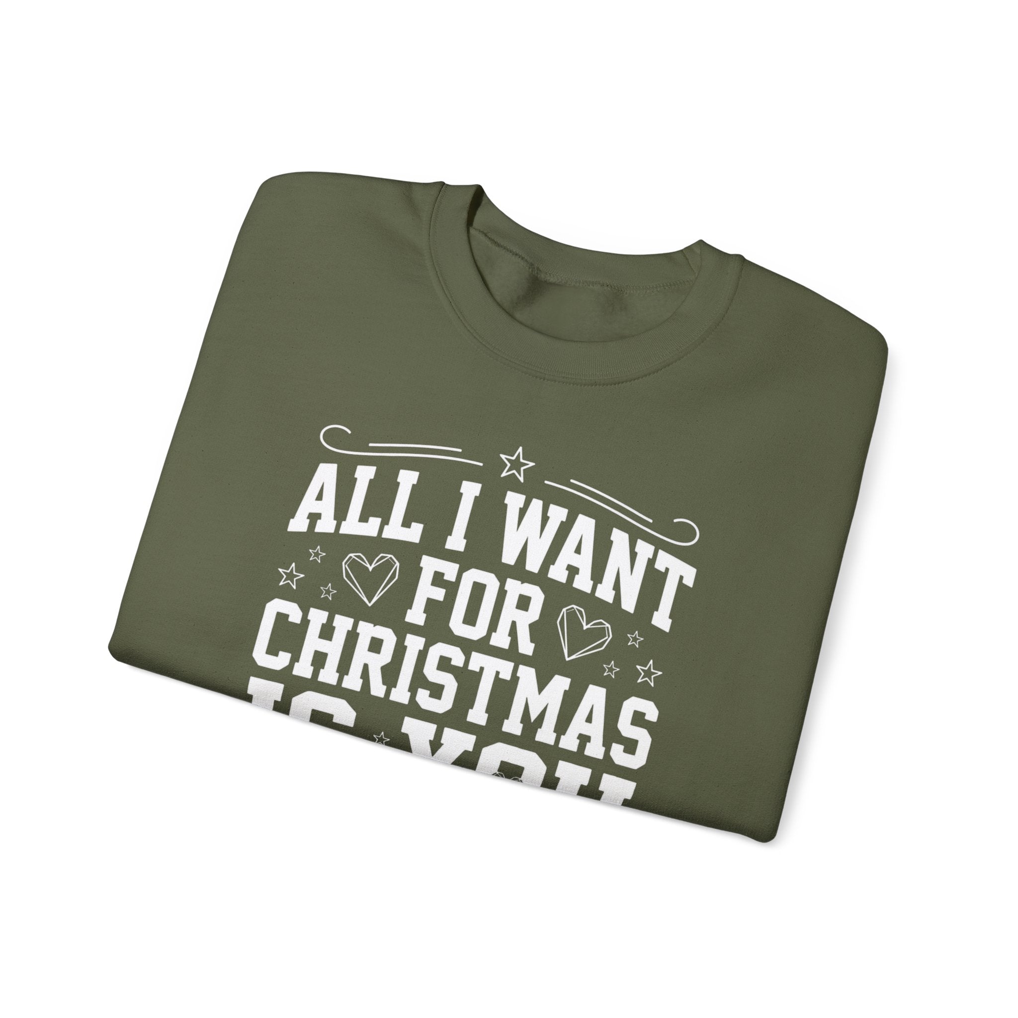 All I Want For Christmas Is You – tyylikäs ja miehekäs collegepaita 🎄🔥