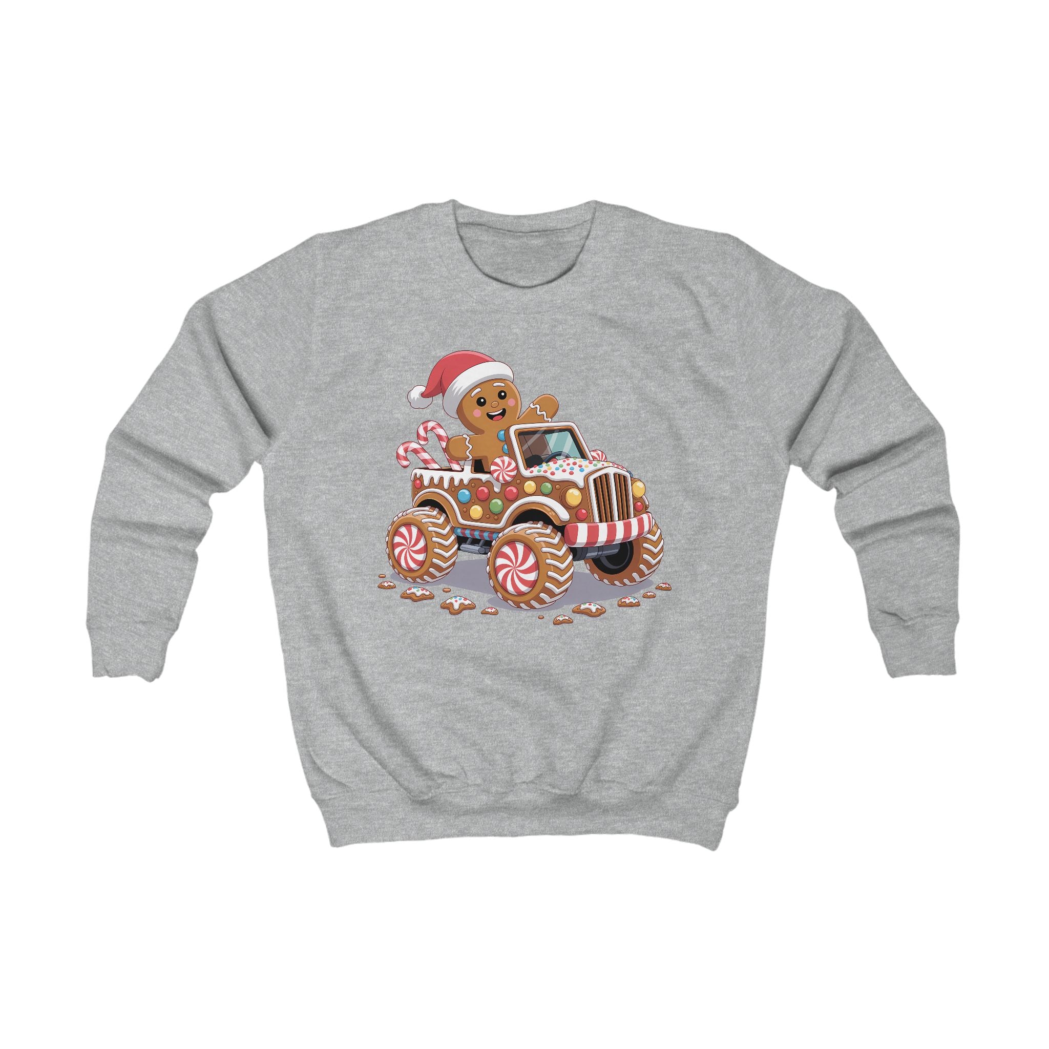 Lasten Piparkakkuauto-college – joulun hauskin ja herkullisin paita! 🍪🚚✨