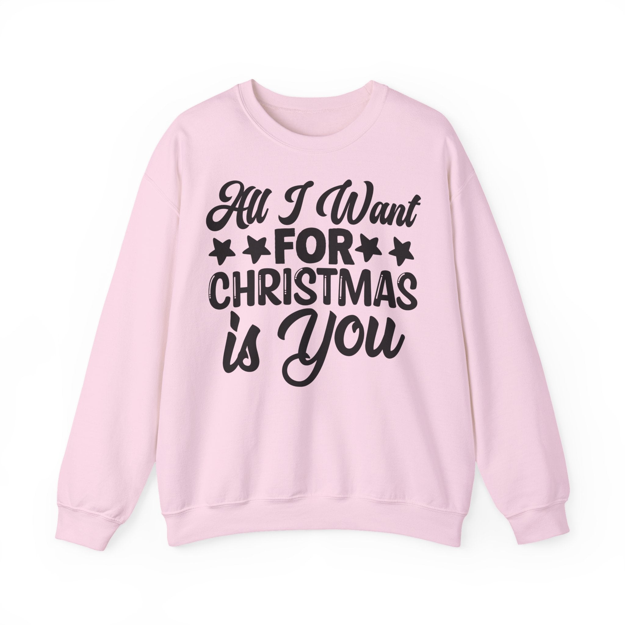 All I Want For Christmas Is You – romanttinen & jouluinen collegepaita ❤️🎄