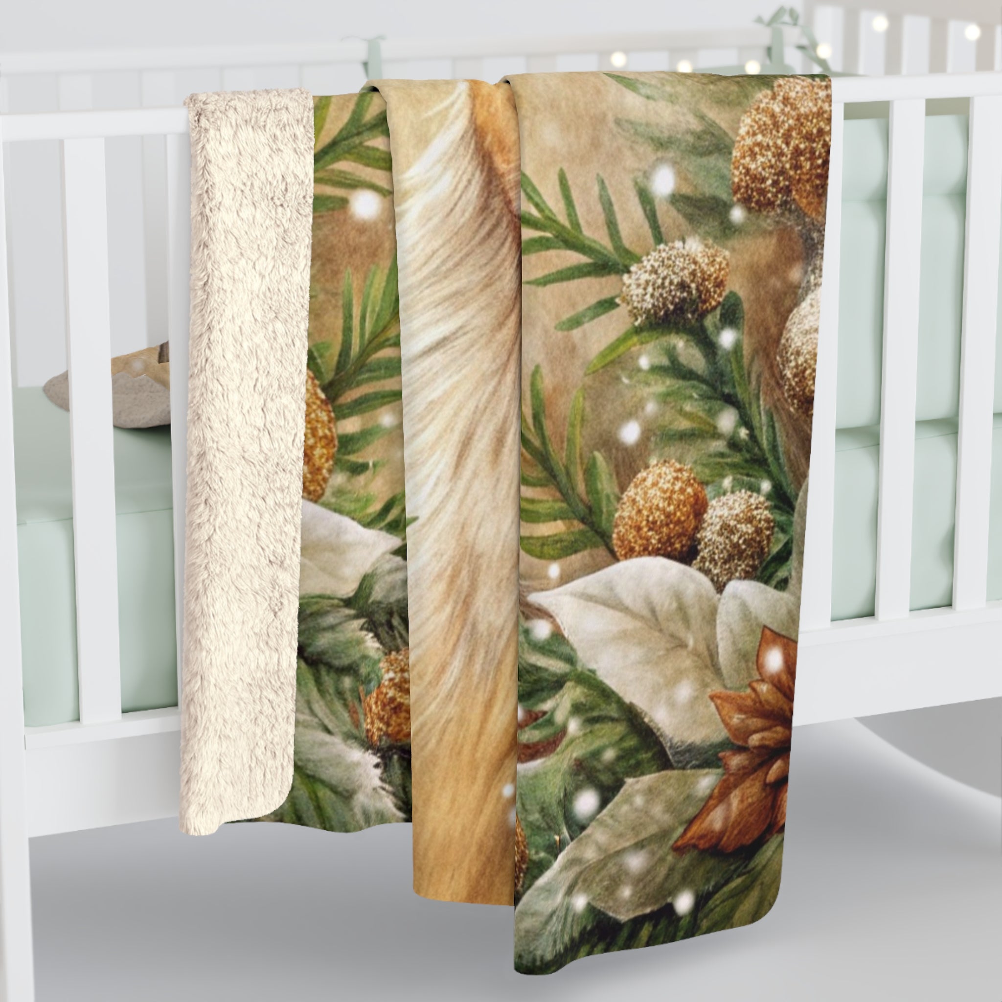 Talven upea peura – Sherpa-fleecepeitto