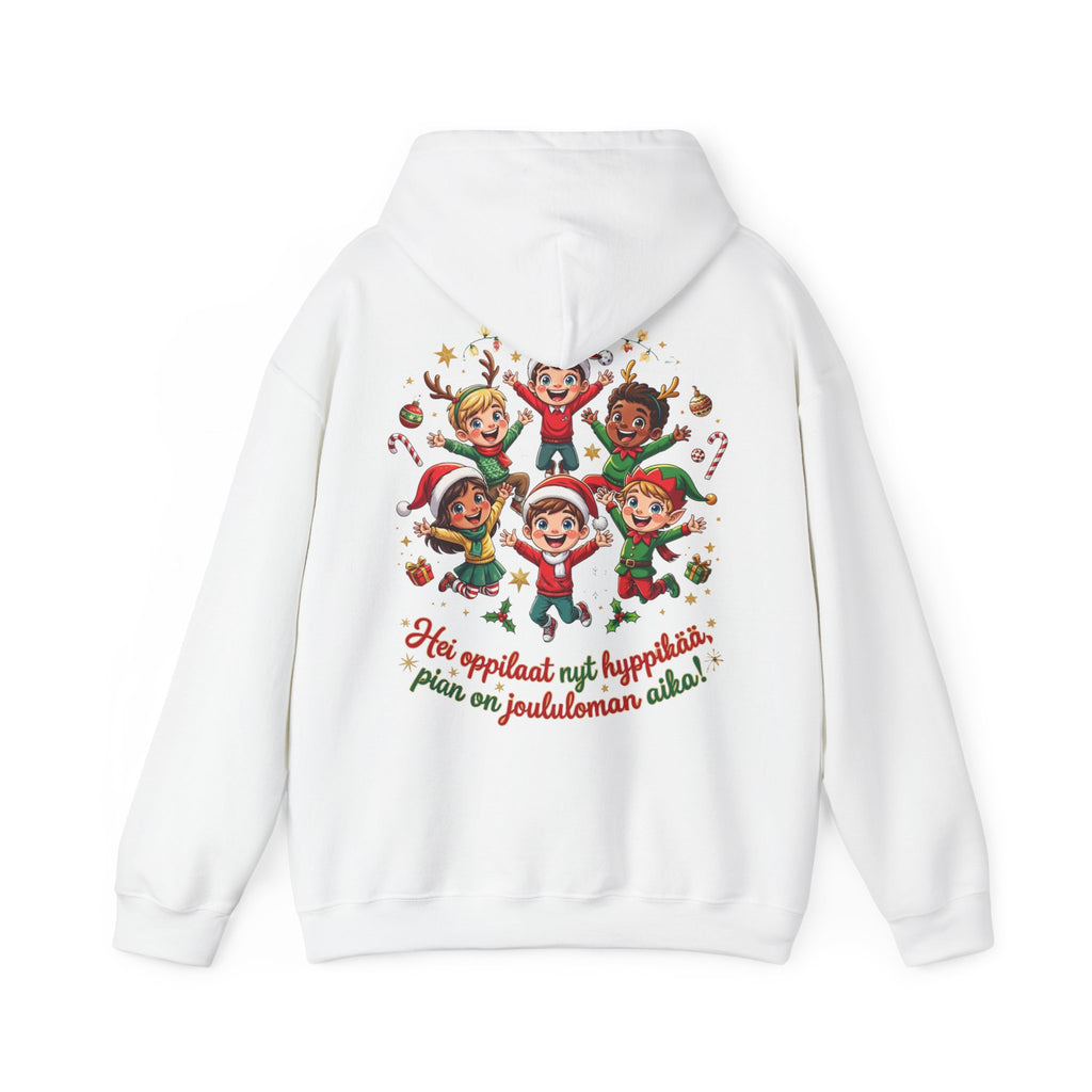 Opettajan Iloinen Joulupaita – “Hei oppilaat nyt hyppikää!"🎅