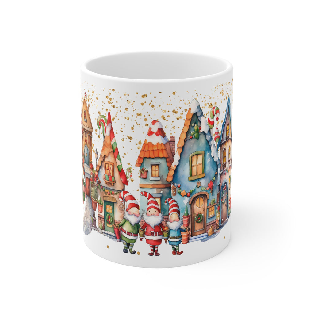 🎄✨ Tonttukylän Joulu -muki – Satumainen lämpö joka hörpyllä! ☕✨